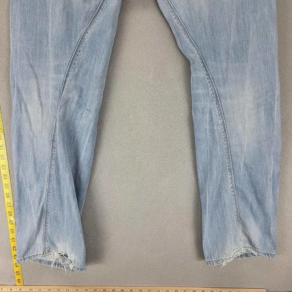Vintage Levis Engineered Jeans Mens 33x32 Blue Twisted Light Wash Button Fly